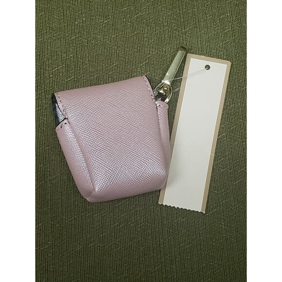 Pink Floral Design Clip On Key Chain Airpod Case | Gift / Stocking Stuffer - Picture 2 of 5